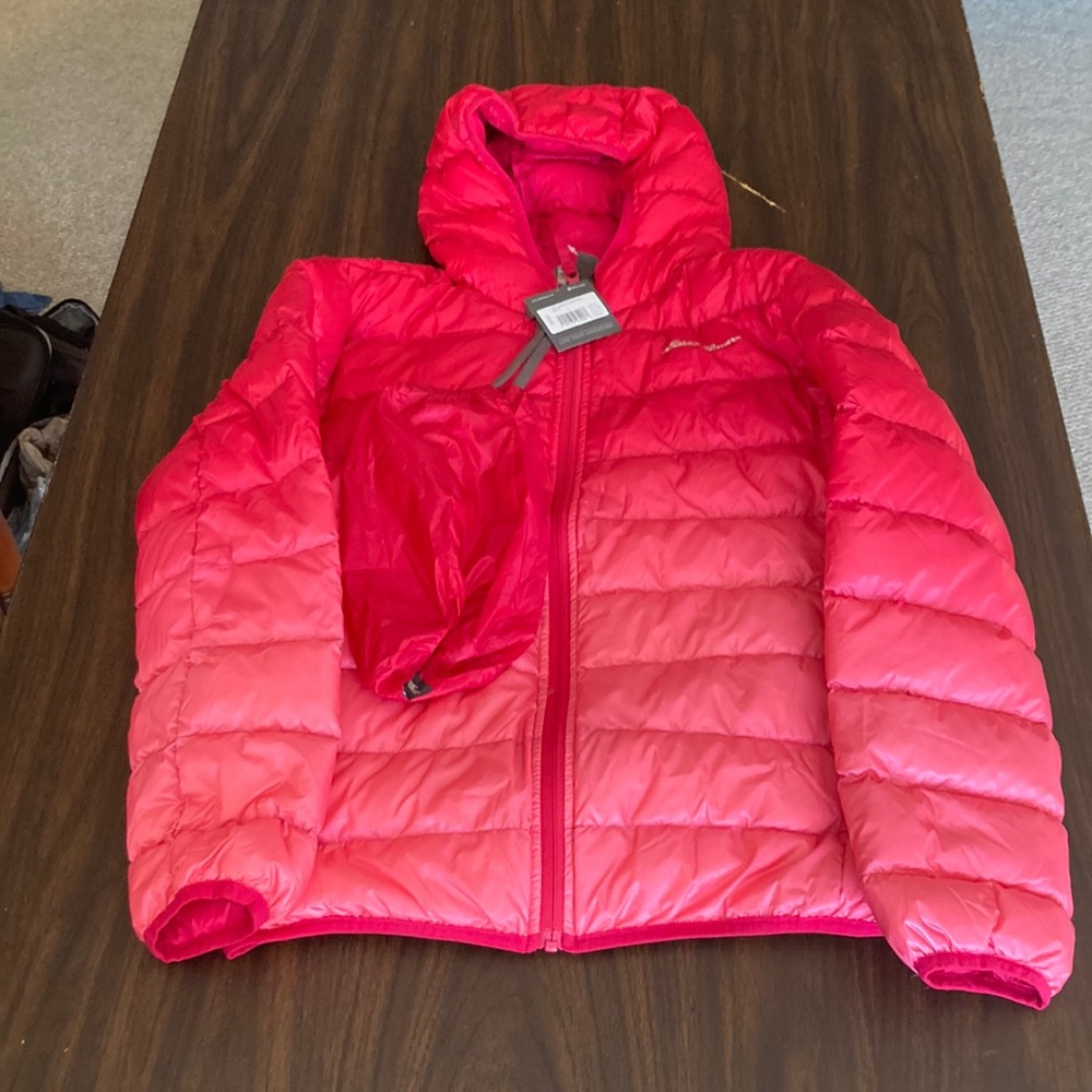 Eddie Bauer kids girls L 14 cirruslite dark pink ombré to light pink new